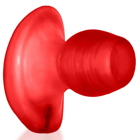 Oxballs Glowhole 1 Hollow Buttplug With LED Insert Red Morph