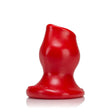 Oxballs Hollow Butt Plug Medium Red - Save 30% - Anal Dildos