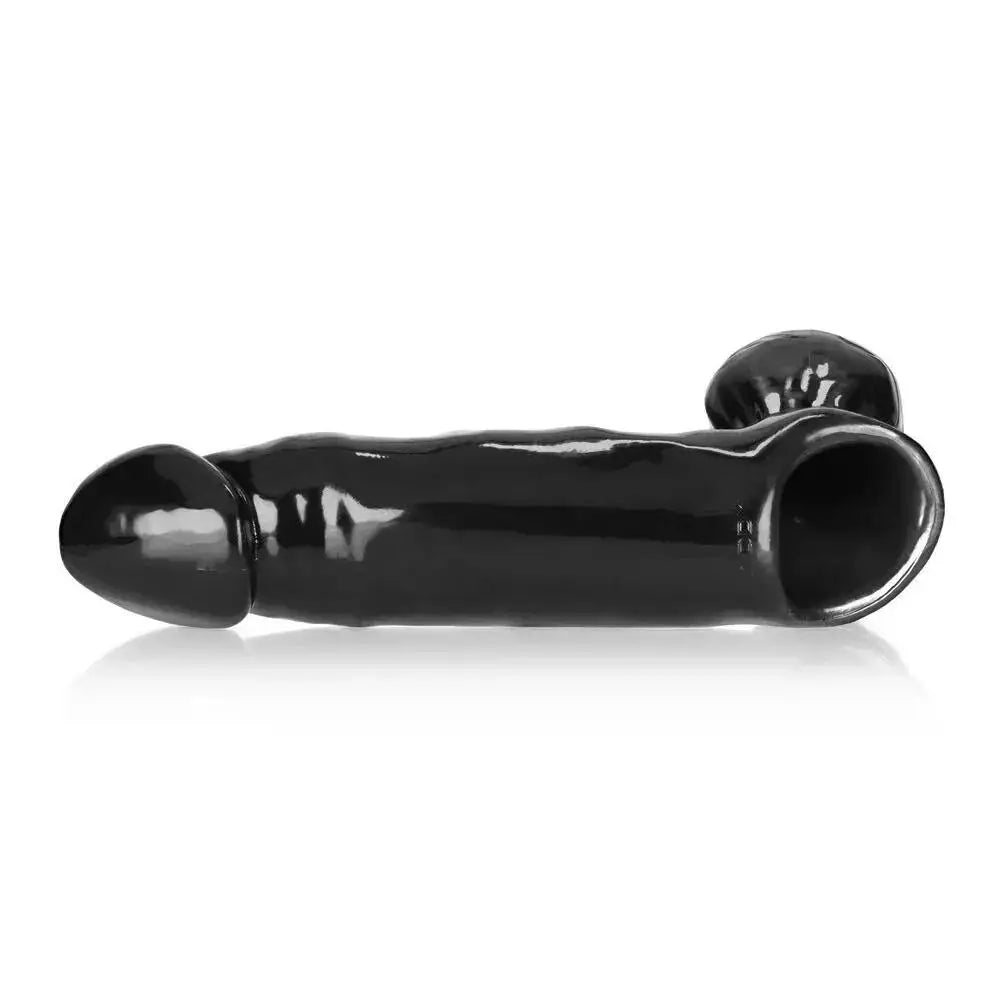 Oxballs Huge Xl Cocksheath Black Penis Extender Hollow Sleeve Cock Ring Extension for Men Male Sex Toy Couples Adult Very Big Large