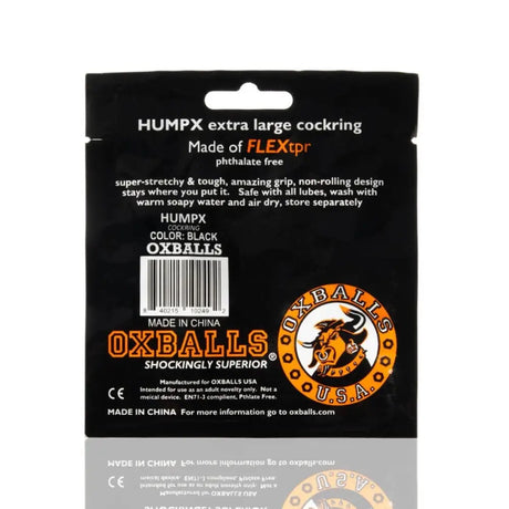Oxballs Humpx Cockring Black - Save 25% - Cockring - Fast Shipping - Sale United Kingdom Stoke-on-trent