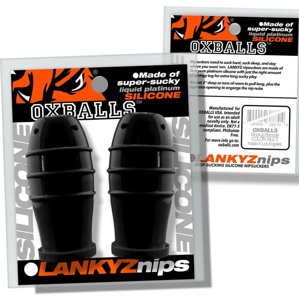 Oxballs Lankyz Silicone Nipsuckers Black - Save 15% - Sale United Kingdom Stoke-on-trent