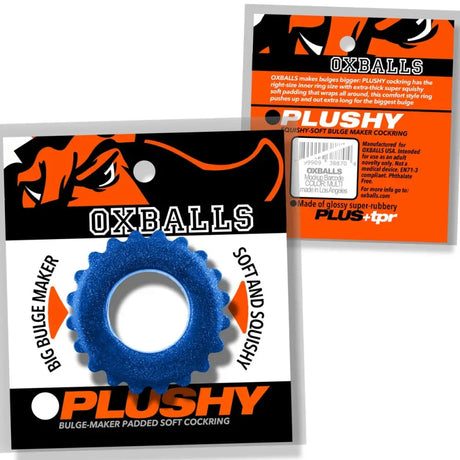 Oxballs Plushy Single Ring Blue Fire - Save 25% - Sale United Kingdom Stoke-on-trent