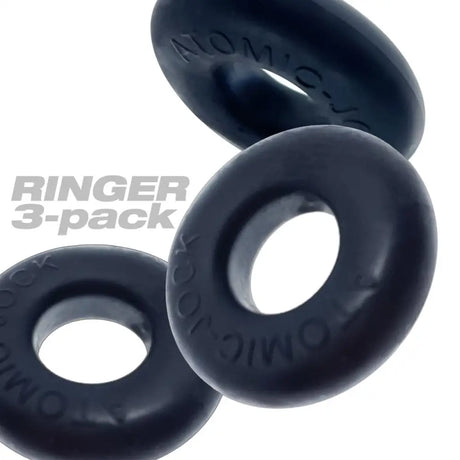 Oxballs Ringer Cockring 3-pack - Plus + Silicone Special Edition Night - Sex Toys - Save 25% - 3-pack - Sale United Kingdom Stoke-on-trent