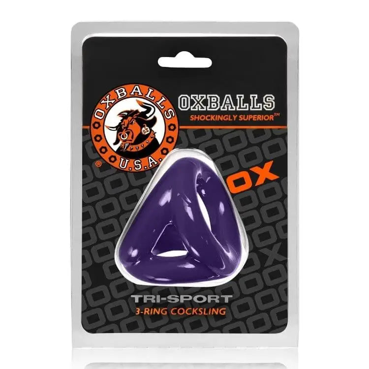 Oxballs Tri Sport Cocksling Aubergine - Save 25% - Fast Shipping - Sale United Kingdom Stoke-on-trent