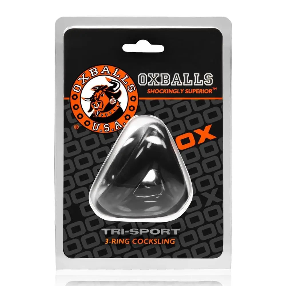 Oxballs Tri Sport Cocksling Black - Save 20% - Fast Shipping - Sale United Kingdom Stoke-on-trent