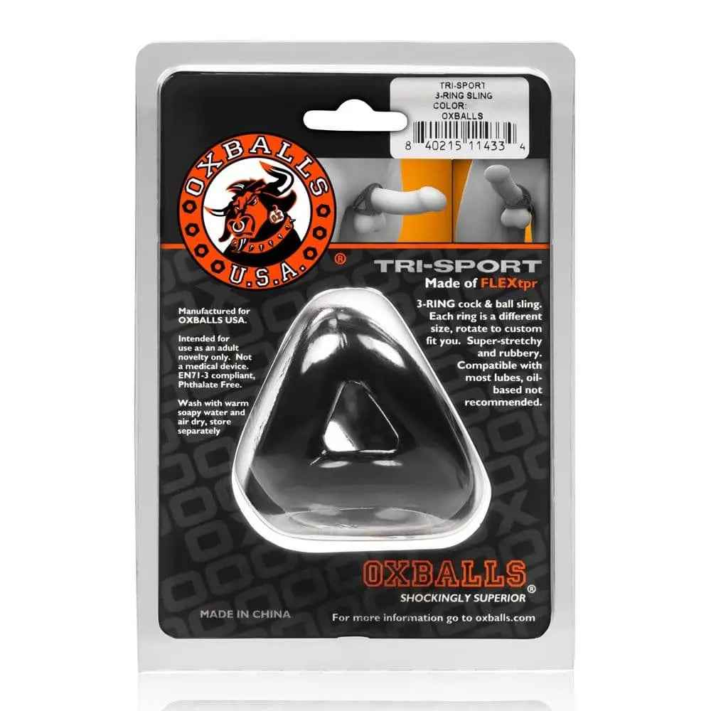 Oxballs Tri Sport Cocksling Black - Save 20% - Fast Shipping - Sale United Kingdom Stoke-on-trent