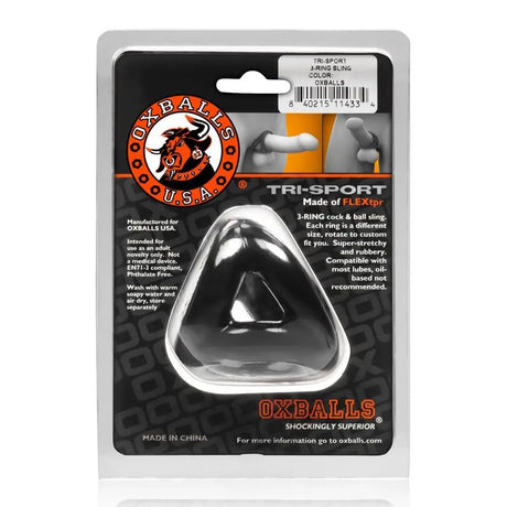 Oxballs Tri Sport Cocksling Black - Save 20% - Fast Shipping - Sale United Kingdom Stoke-on-trent