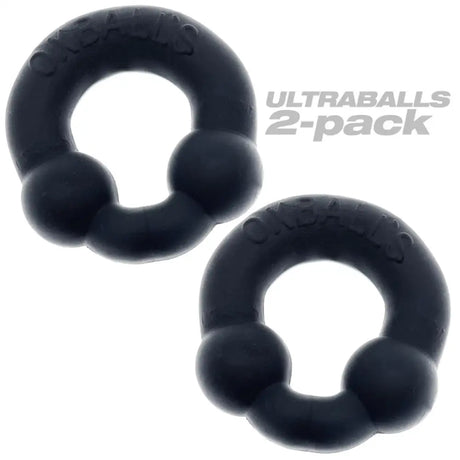 Oxballs Ultraballs 2-pack Cockring - Plus + Silicone Special Edition Night - Save 25% - 2-pack - Sale United Kingdom Stoke-on-trent