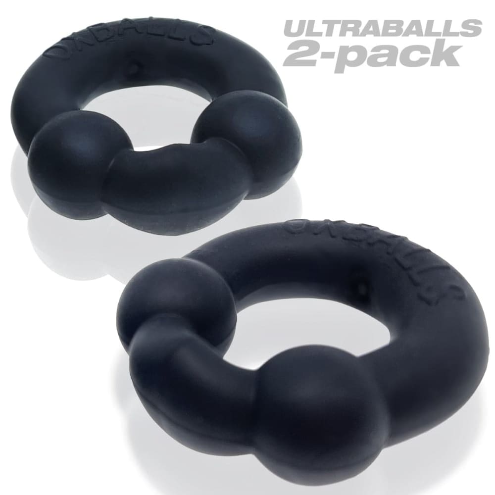 Oxballs Ultraballs 2-pack Cockring - Plus + Silicone Special Edition Night - Save 20% - Sale