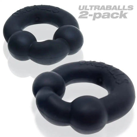 Oxballs Ultraballs 2-pack Cockring - Plus + Silicone Special Edition Night - Save 25% - 2-pack - Sale United Kingdom Stoke-on-trent