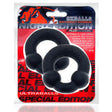 Oxballs Ultraballs 2-pack Cockring - Plus + Silicone Special Edition Night - Save 20% - Sale