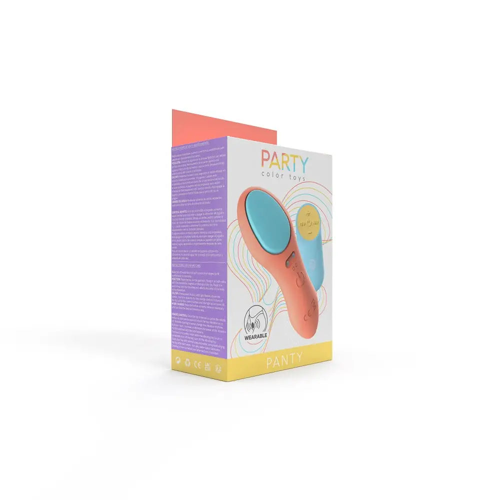 Party Color Panty Remote Control Vibrator Orange - Panty - Fast Shipping - Cock Ring United Kingdom Stoke-on-trent