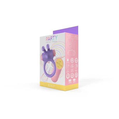 Party Color Riny Remote Control Rabbit Cock Ring Purple Riny Fast Shipping United Kingdom Stoke on Trent