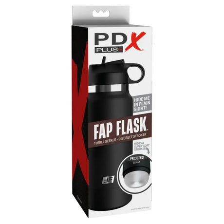 Pdx Plus Fap Flask Thrill Seeker Discreet Stroker - Black Bottle - Frosted - Save 15% - Pdx - Sale United Kingdom Stoke-on-trent