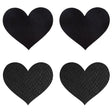 Peekaboo Pasties Black Hearts - Save 25% - Fast Shipping - Sale United Kingdom Stoke-on-trent
