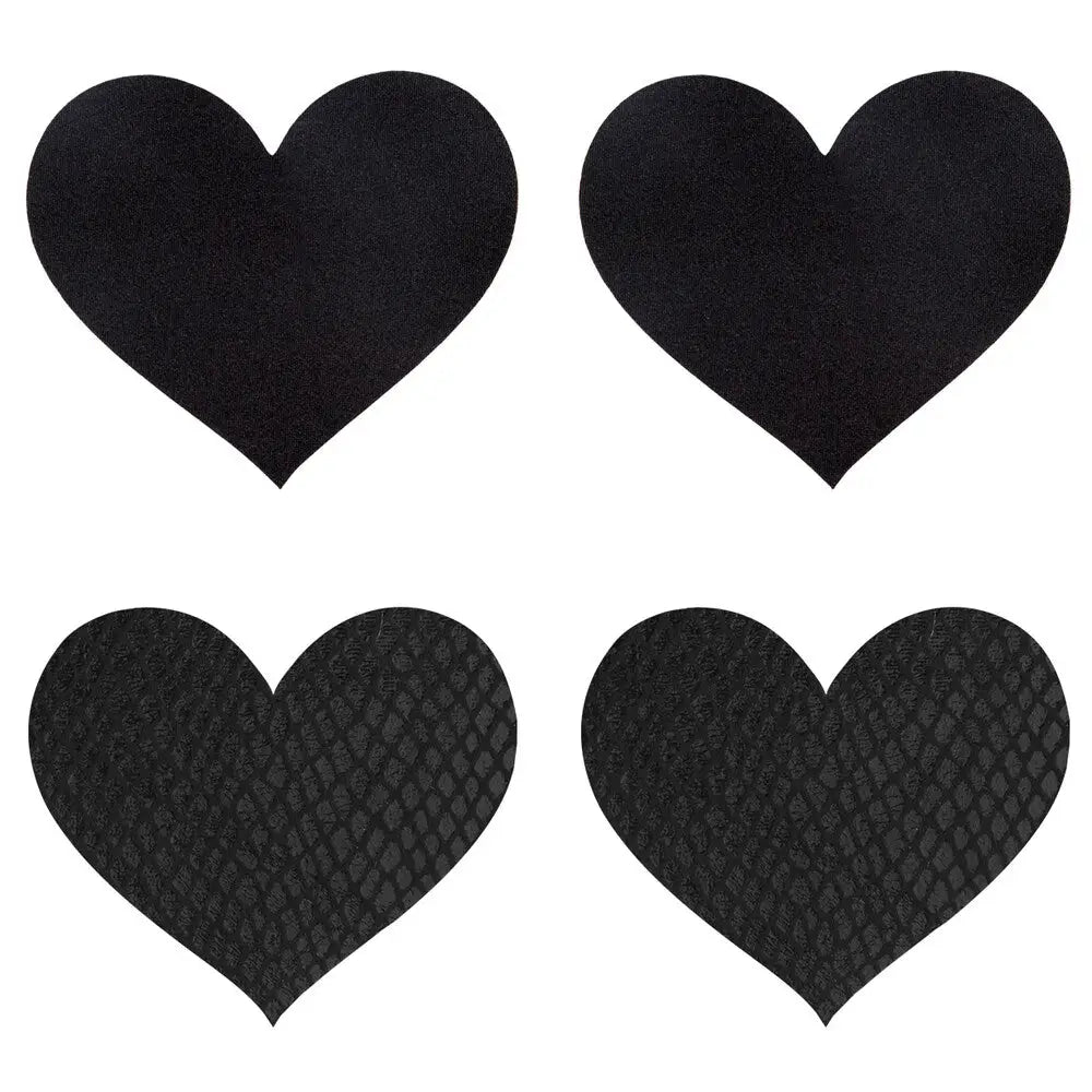 Peekaboo Pasties Black Hearts - Save 25% - Fast Shipping - Sale United Kingdom Stoke-on-trent