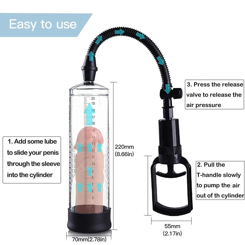 Penis Pump Enlarger Vacuum Erection Enhancer Power Up Cock Extender Stretcher - Save 15% - Sale United Kingdom Stoke-on-trent