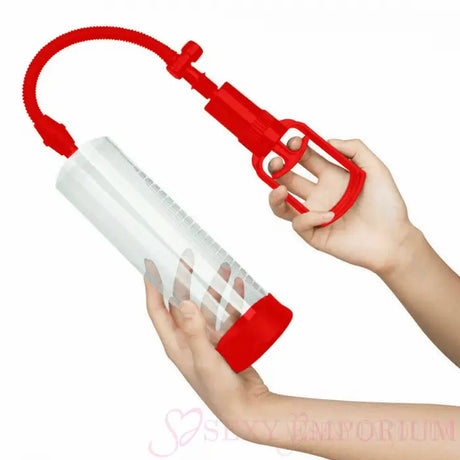 Penis Pump Vacuum Erection Enhancer Red - Save 25% - Fast Shipping - Sale United Kingdom Stoke-on-trent