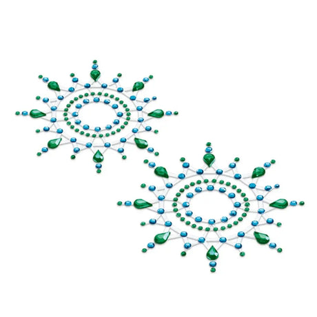 Petits Joujoux Gloria Nipple and Vagina Pasties Green - Save 25% - and - Fast Shipping - Sale United Kingdom Stoke-on-trent