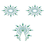 Petits Joujoux Gloria Nipple and Vagina Pasties Green - Save 25% - and - Fast Shipping - Sale United Kingdom Stoke-on-trent