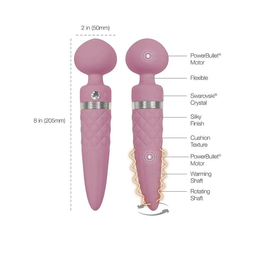 Pillow Talk Sultray Wand Massager - Save 30% - Fast Shipping - Vibrator United Kingdom Stoke-on-trent