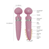 Pillow Talk Sultray Wand Massager - Save 30% - Fast Shipping - Vibrator United Kingdom Stoke-on-trent