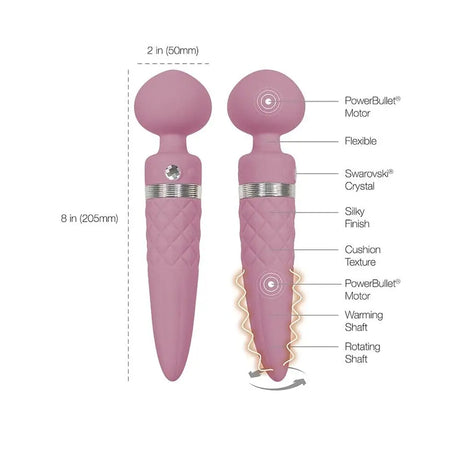 Pillow Talk Sultray Wand Massager - Save 30% - Fast Shipping - Vibrator United Kingdom Stoke-on-trent