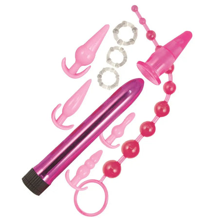 Pink Elite Collection Anal Play Kit - Butt Plugs - Save 15% - Fast Shipping - Sale United Kingdom Stoke-on-trent
