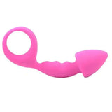 Pink Silicone Curved Comfort Butt Plug - Save 25% - Fast Shipping - Sale United Kingdom Stoke-on-trent