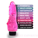 Pink Vibrator Sex Toy Realistic Vibrating Dildo Women and Men G-spot Rabbit Wand - Original Sexy Emporium – our Exclusive Collection United