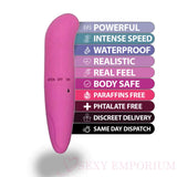 Pink Vibrator Sex Toy Realistic Vibrating Dildo Women and Men G-spot Rabbit Wand - Original Sexy Emporium – our Exclusive Collection United