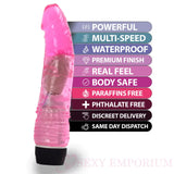 Pink Vibrator Sex Toy Realistic Vibrating Dildo Women and Men G-spot Rabbit Wand - Original Sexy Emporium – our Exclusive Collection United
