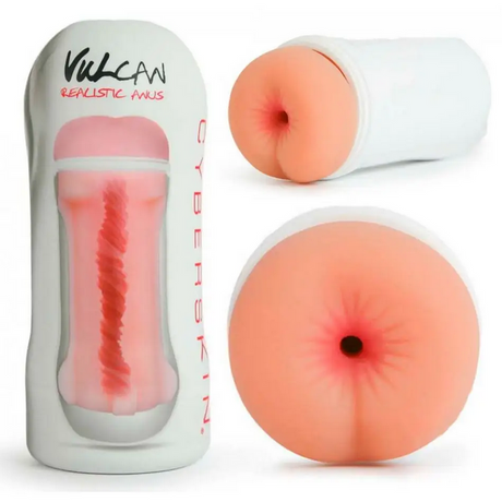 10x Vulcan Anal Masturbator 10x 8 Zoll weißer Dildo