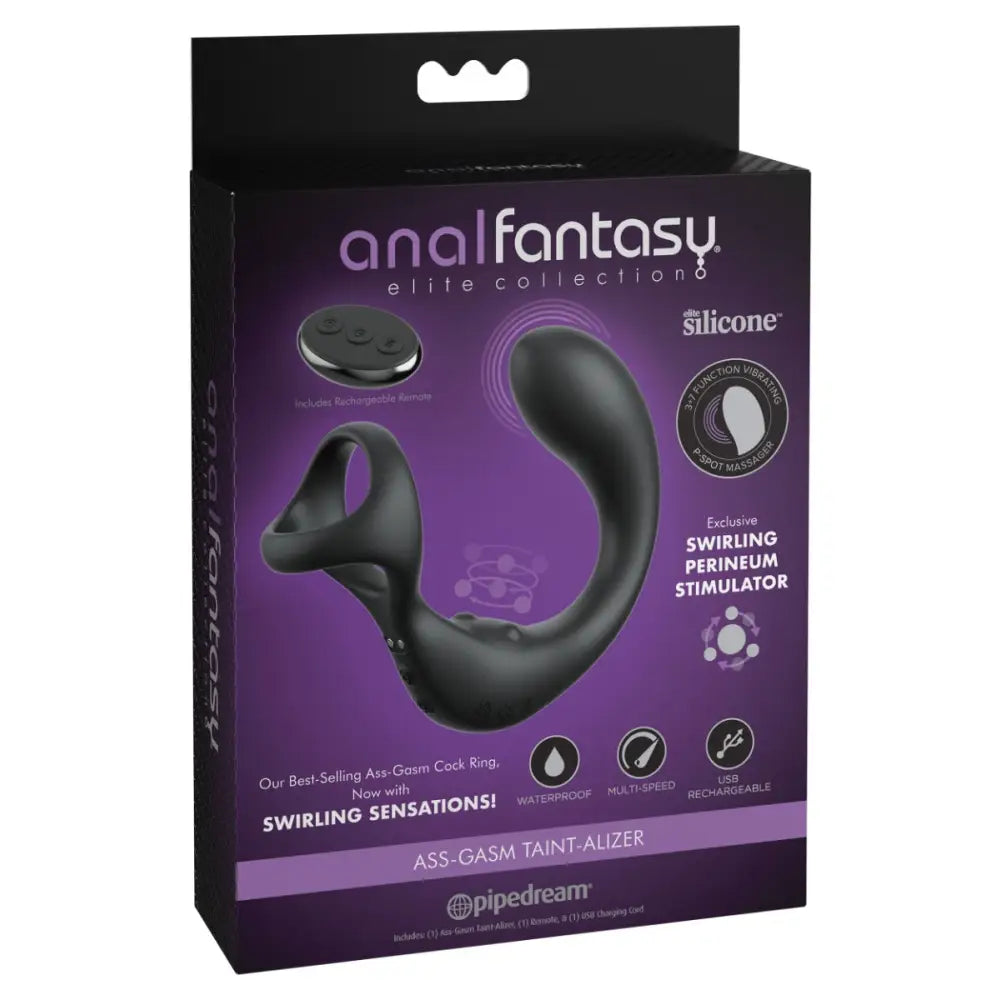 Pipedream - Anal Fantasy Elite - Ass-gasm Taint-alizer - Black - Save 20% - Dildos United Kingdom Stoke-on-trent