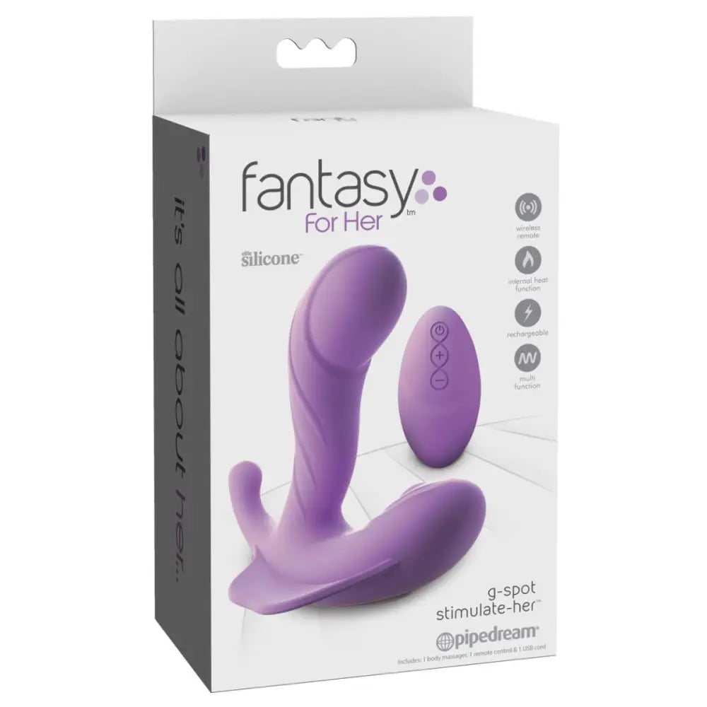 Pipedream - Fantasy for Her - G-spot Stimulate-her - Purple - Save 10% - App/remote Controlled Vibrators United Kingdom Stoke-on-trent