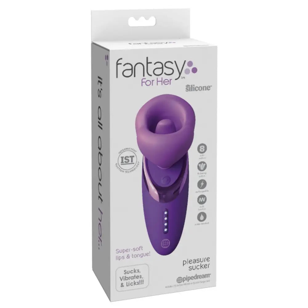 Pipedream - Fantasy for Her - Pleasure Sucker - Purple - Save 15% - Air Pulse and Suction Vibrators United Kingdom Stoke-on-trent