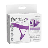Pipedream - Fantasy for Her - Ultimate G-spot Butterfly Strap-on - Purple - Save 10% - App/remote Controlled Vibrators United Kingdom