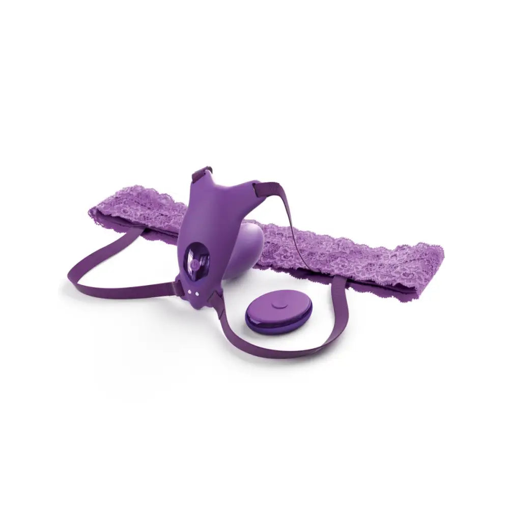 Pipedream - Fantasy for Her - Ultimate G-spot Butterfly Strap-on - Purple - Save 10% - App/remote Controlled Vibrators United Kingdom