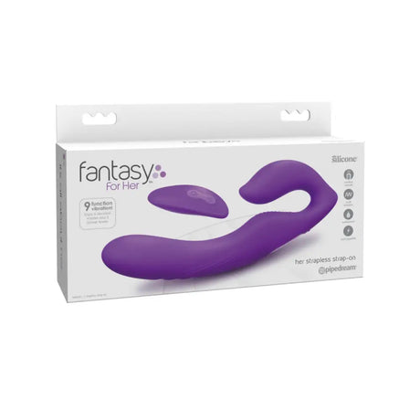 Pipedream - Fantasy for Her - Ultimate Strapless Strap-on - Purple - Save 5% - App/remote Controlled Vibrators United Kingdom Stoke-on-trent