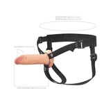 Pipedream - Fantasy X-tensions Elite - 6’’ Silicone Hollow Strap-on - Dual Density - Light - New Products – Latest Sex Toys & Adult