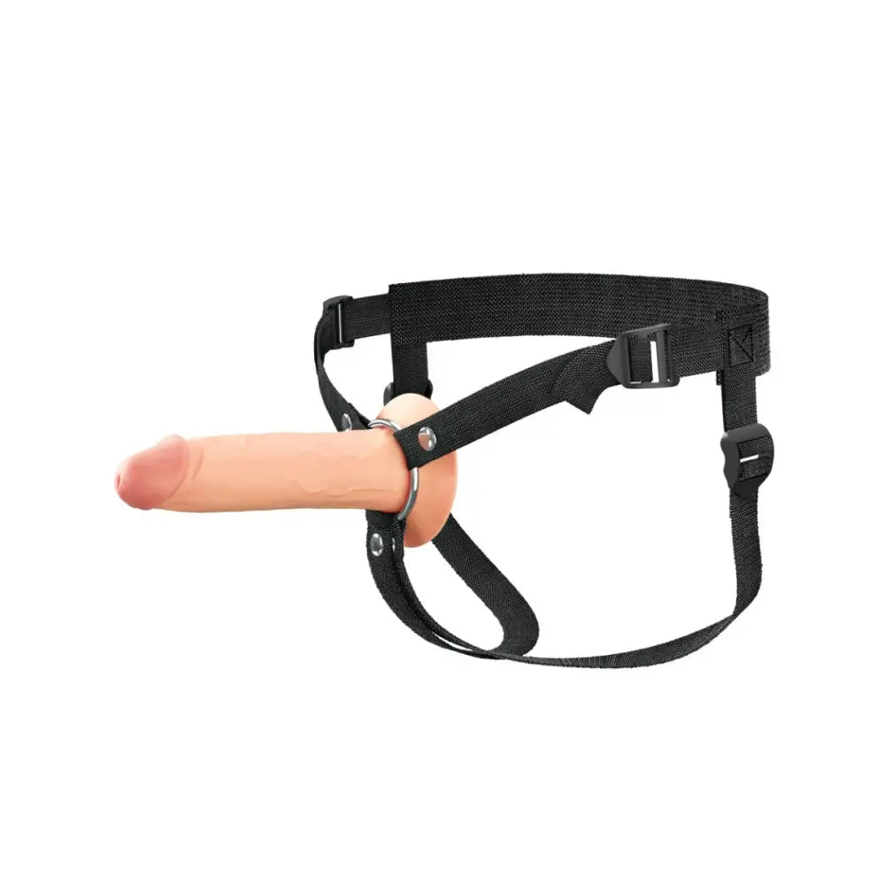 Pipedream - Fantasy X-tensions Elite - 7’’ Silicone Hollow Strap-on - Dual Density - Light - New Products – Latest Sex Toys & Adult
