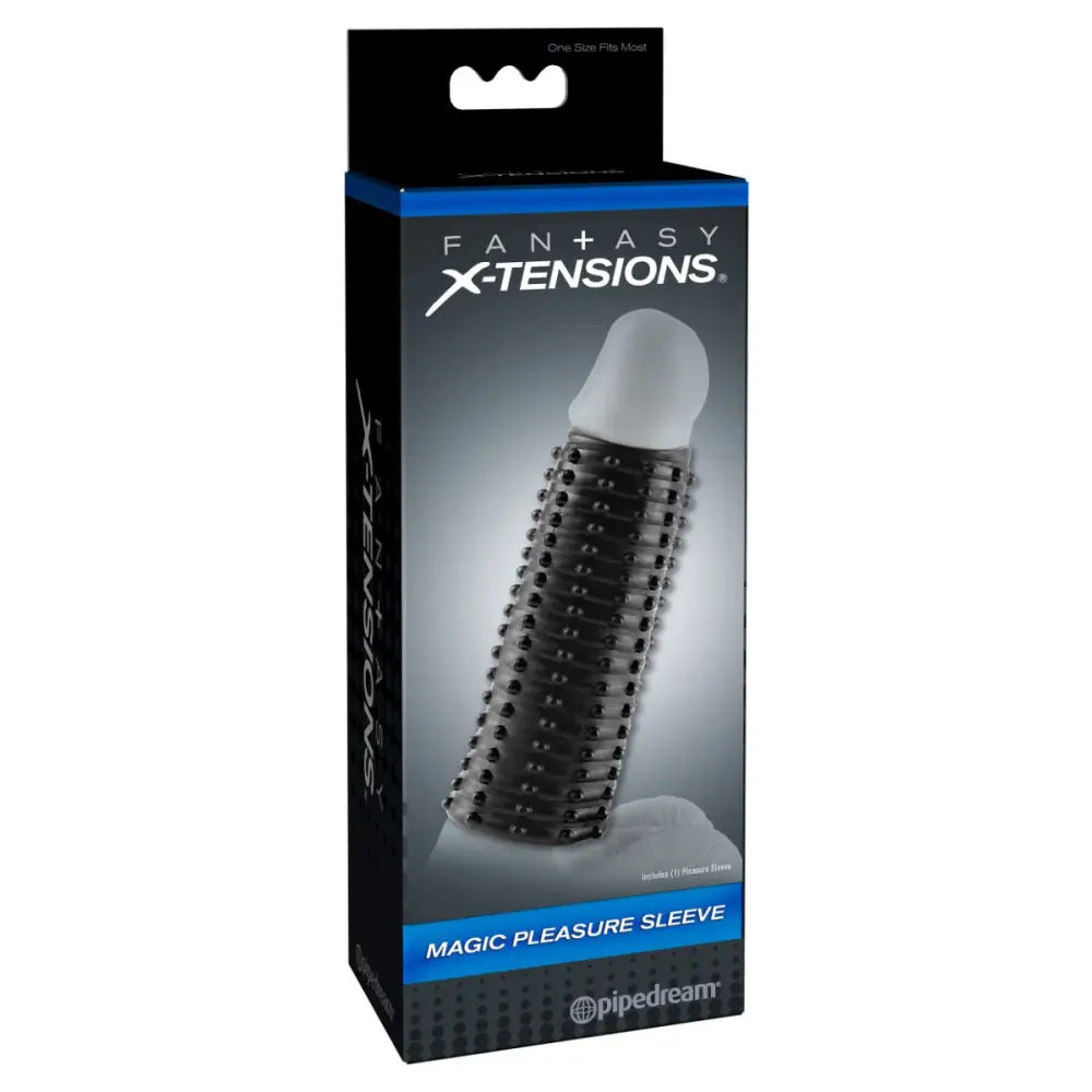 Pipedream - Fantasy X-tensions - Magic Pleasure Sleeve - Black - Save 20% - Sale United Kingdom Stoke-on-trent