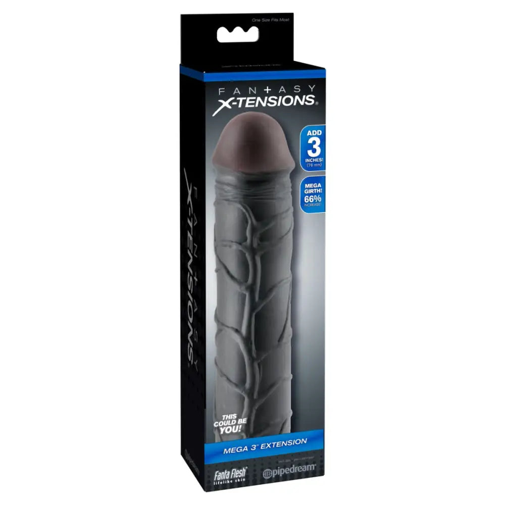Pipedream - Fantasy X-tensions - Mega 3’’ Extension - Black - Save 5% - Sale United Kingdom Stoke-on-trent