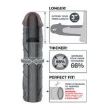 Pipedream - Fantasy X-tensions - Mega 3’’ Extension - Black - Save 5% - Sale United Kingdom Stoke-on-trent