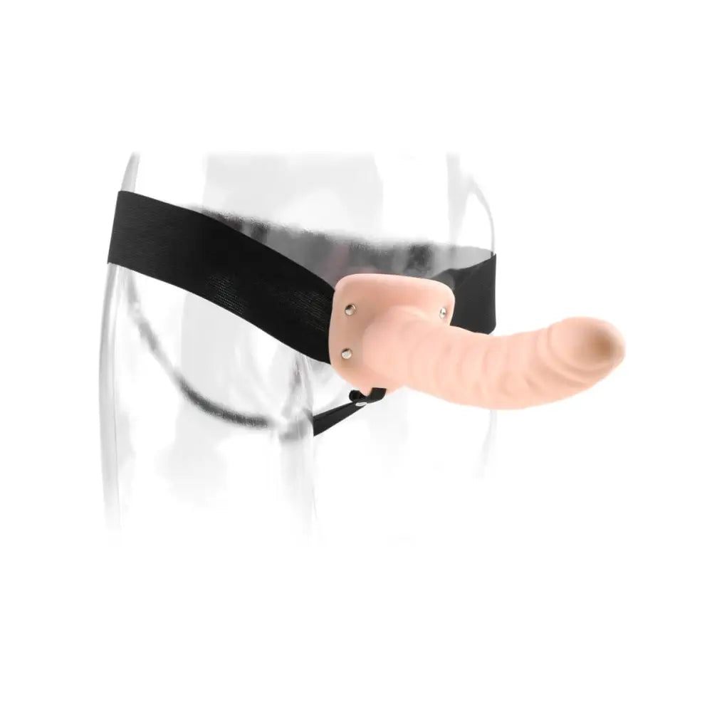 Pipedream - Fetish Fantasy Series - 8’’ Hollow Strap-on - Light/black - Save 5% - Sale United Kingdom Stoke-on-trent