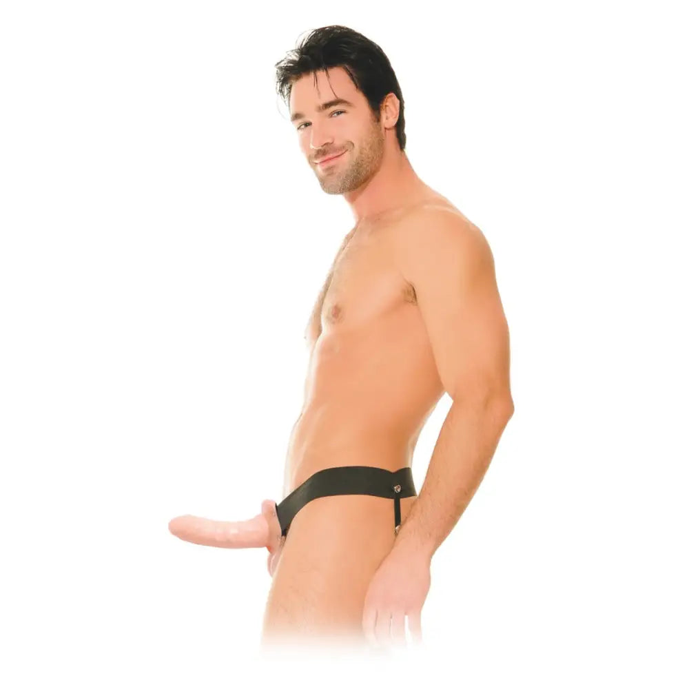 Pipedream - Fetish Fantasy Series - for Him or Her Hollow Strap-on - Light/black - Save 15% - Sale United Kingdom Stoke-on-trent