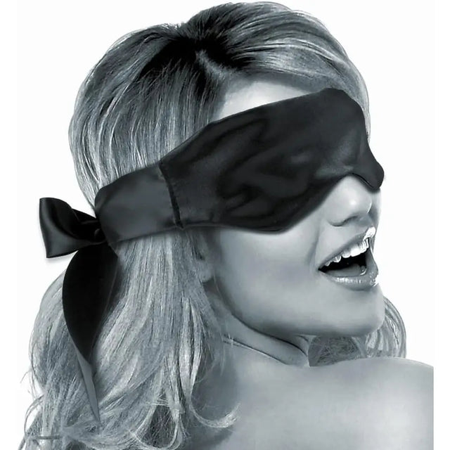 Pipedream - Fetish Fantasy Series Limited Edition - Satin Blindfold - Black - Save 10% - Sale United Kingdom Stoke-on-trent