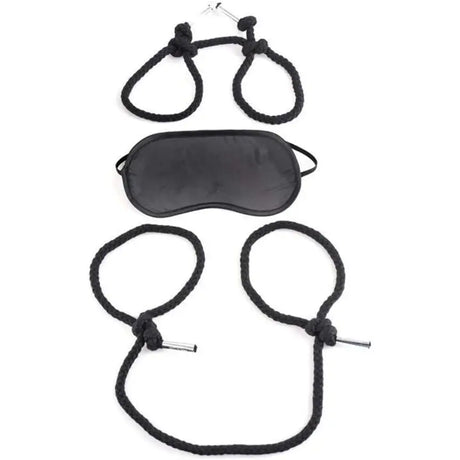 Pipedream Fetish Fantasy Silk Rope Bondage Set - Black - Save 35% - & United Kingdom Stoke-on-trent