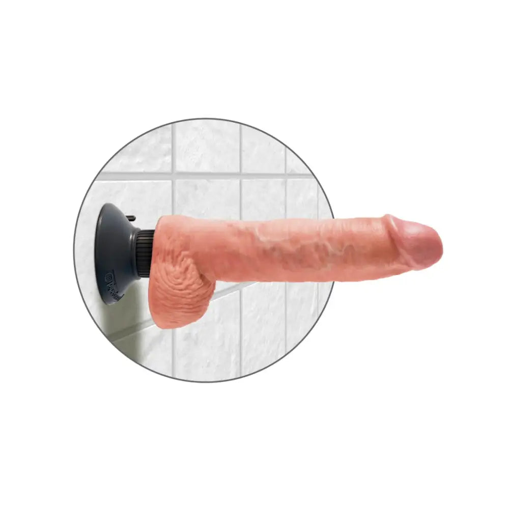 Pipedream - King Cock - 10’’ Vibrating with Balls - Light - Save 20% - Dildos United Kingdom Stoke-on-trent