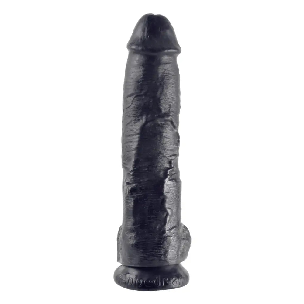 Pipedream - King Cock - 10’’ with Balls - Black - Save 10% - Big Dildos United Kingdom Stoke-on-trent